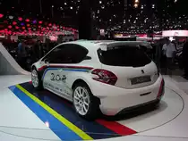Mit diesem 208 will Peugeot zur�ck zum Rallye. (Automesse Paris 11.10.2012)