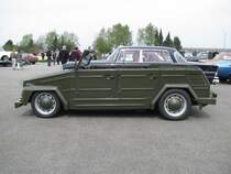 Kbelwagen VW 181 aus dem Landkreis Stormarn (OD) fotografiert beim Oldtimer-Treffen in Lbeck-Blankensee, Lbeck [29.04.2012]