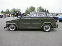 K�belwagen VW 181 aus dem Landkreis Stormarn (OD) fotografiert beim Oldtimer-Treffen in L�beck-Blankensee, L�beck [29.04.2012]