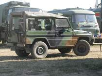 Gelndewagen MB 250 GD  Wolf  aus dem Brdekreis (BK) fotografiert beim 6. groe TATRA-Treffen Seehausen/Altmark [20.09.2009]
