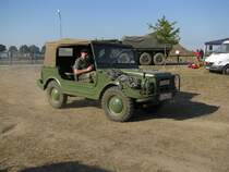 Kbelwagen DKW  Mungo  aus dem Landkreis Parchim (PCH) als  FELDJGER  fotografiert beim 6. groe TATRA-Treffen Seehausen/Altmark [20.09.2009]
