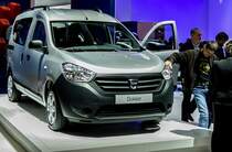 Dacia Dokker, ausgestellt auf dem Pariser Automesse (Foto: 11.10.2012).