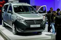 Dacia Dokker, ausgestellt auf dem Pariser Automesse (Foto: 11.10.2012).