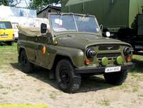 Gelndewagen UAZ 469 der  NVA ,fotografiert beim 13. Perleberger Oldtimer- und Militrfahrzeugtreffen, Flugplatz Perleberg [10.07.2011]