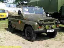 Gel�ndewagen UAZ 469 der  NVA ,fotografiert beim 13. Perleberger Oldtimer- und Milit�rfahrzeugtreffen, Flugplatz Perleberg [10.07.2011]