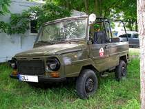 Gelndewagen LUAZ-969 M der ehem. Sowjetarmee -CA- aus dem Landkreis Stendal (SDL) fotografiert beim 13. Perleberger Oldtimer- und Militrfahrzeugtreffen, Flugplatz Perleberg [10.07.2011]