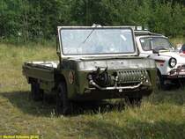 schwimmfhiger Verwunderentransporter LUAZ-967,fotografiert beim 11. Perleberger Oldtimer- und Militrfahrzeugtreffen, Flugplatz Perleberg [12.07.2009]