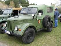 Gelndewagen GAZ 69 der  NVA  aus dem Landkreis Barnim (BAR) fotografiert beim Ostfahrzeug-Treffen Finowfurt [24.04.2010]