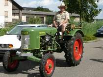 Fendt Dieselross unterwegs zum Oldtimertreffen in 76689 Karlsdorf-Neuthard am 29.06.2008