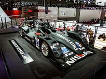 Ein ganz   alltglicher  LeMans Rennwagen von Nissan. (Ausgestellt: Automesse Paris am 11.10.2012)