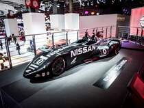 Nissan DeltaWing, fuhr in LeMans 2012 (Ausgestellt:Automesse Paris am 11.10.2012)