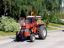 MF-168, wurde im Zeitraum von 1971�1979 mit einer Leistung von 65PS, und einem Hubraum von 3867ccm produziert; 120708