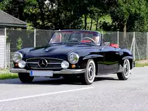 MB-190SL, (interne Typbezeichnung W121 B II) tourt mit seinen 105PS durchs Land; 120805