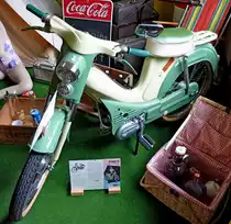 Gritzner Brummi 70, Baujahr 1957, Sachs-Motor mit 47ccm und 1.25PS, Moped+Rollermuseum Bad Peterstal, Juni 2012 