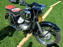 DKW 175RT, Baujahr 1956, 1-Zyl.2-Takt-Motor mit 175ccm und 7PS, Oldtimertreffen K�rnbach, Aug.2012