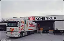 DAF XF 105.460 bei DB Schenker Innsbruck am 30.11.2012