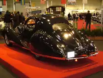 Heckansicht eines Talbot-Lago Coupes T 150 C SS. Essen Motorshow am 06.12.2012.