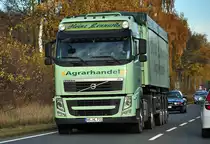 Volvo FH von  Agrarhandel Lennards  bei Euskirchen - 09.11.2012