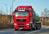 MAN Siloauflieger  von Meer  in Bad M�nstereifel - 09.11.2012