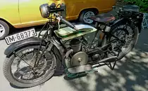 Triumph, Baujahr 1927, 2-Takt-Motor mit Zentralschmierung, 6PS, Vmax.70Km/h, Oldtimertreffen Duderstadt, Mai 2012