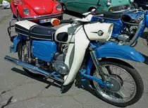 MZ ES 150 Trophy, 1-Zyl.2-Takt-Motor mit 143ccm und 11,5PS, Vmax.105Km/h, Baujahre 1969-77, Oldtimertreffen Duderstadt, Mai 2012