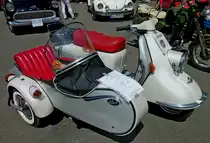 Heinkel Tourist mit Steib-Seitenwagen, Baujahr 1963, Oldtimertreffen Duderstadt, Mai 2012