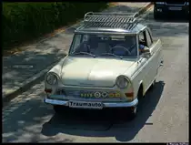 Ein DKW-Junior am 24. April 2011 irgendwo in Franken unterwegs.
