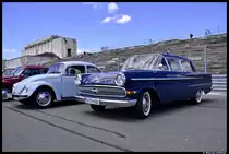 Ein alter Opel Kapit�n PL-V 2.6 beim 24. K�fertreffen an der Steintrib�ne in N�rnberg am 8. Juli 2012.