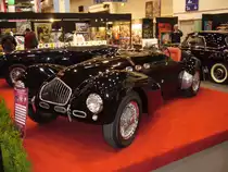 Allard K-2 Roadster. 1950 - 1953. Allard war ein Kleinserienhersteller in der N�he Londons. Der V8-motor in diesem Allard stammt aus dem Regal von GM. Essen Motorshow 06.12.2012.