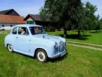 Austin A35, Baujahr 1957 h�lt f�r einen kurzen Fotostopp inne; 120624