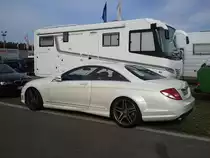 Mercedes-Benz CL, gesehen im Parkplatz des Hockenheimrings, am 13.10.2012