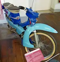 NSU Quickly T, Baujahr 1959, Motor mit 49ccm und 1,7PS, Vmax.40Km/h, ca.38.000 St�ck wurden in Neckarsulm gebaut, Automuseum Schramberg, Mai 2012