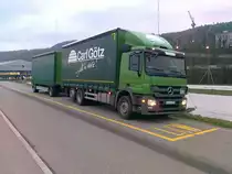 MB ACTROS  EZ Nov.2012  26/360  NL 15,5t  MP3 mit 18t anh�nger.Carl G�tz-Holzgro�handel.Aufnahme 19.12.2012