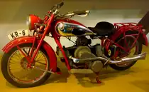 Victoria KR6, l�ngst eingebauter 2-Zyl.Boxermotor mit 600ccm und 20PS, Vmax.115Km/h, Automuseum Fritz B.Busch, Aug.2012