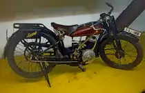 Sch�tthoff, Baujahr 1929, DKW-Motor mit 200ccm und 4,5PS, Vmax.75Km/h, die Firma in Chemnitz baute von 1924-33 Motorr�der auch mit DKW-Motoren, Automuseum Fritz B.Busch, Aug.2012 