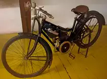 Motobecane, Baujahr 1923, 1-Zyl.Motor mit 175ccm und 1,5PS, Vmax.45Km/h, Automuseum Fritz B.Busch, Aug.2012
