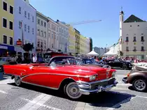 BUICK-Limited, Serie700, Modell-756,cabrio; Bj.1958; ist anl�sslich der 23.Landl- Rallye am Rieder Hauptplatz zu bewundern; 120818