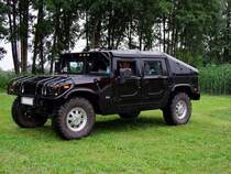 HUMMER-H1; (Bj.1980) will bei der Wadholz-Classic-2012 teilnehmen; 120715