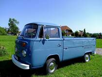 VW-T2 Pritsche,fhrt seit 1973 mit 50PS durch die Lande; 120708