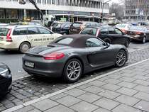 Porsche Boxster, fotografiert am 19.12.2012.