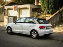 Obwohl der Audi A1 kein Familienauto ist, sieht man relativ viel Viertrer-versionen! Aufnahmedatum: 09.10.2012