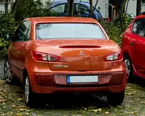 Mitsubishi Colt CZC (Cabriolet), gesehen am 12.10.2012