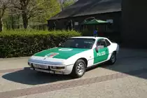 Porsche 924 ehemals NRW Autobahnpolizei 
Nostalgiefahrzeug in
Selm 23.04.2010