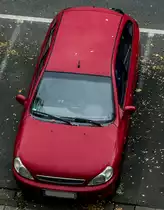 Kia Rio von oben. (Aufnahmedatum: 16.10.2012)