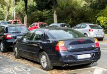 Chrysler 300M (vorgänger des 300C), Rückansicht. (Aufnahmedatum: 20.10.2012)