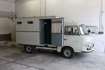 Barkas Gefangenen Transport Wagen der Staatssicherheit
hier am 4.9.2010 in dem ehemaligen Stasi Gefngnis in 
Bautzen Stadtmitte. (Museum)
