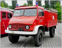 Dieser M-B Unimog der Ortswehr Rosenthal aus Peine war ebenfalls zu Gast in Ettelbrck.  07.06.2008