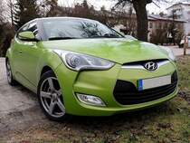 Hyundai-Veloster, ist ein Sportcoup welches mit einer Leistung von 103137kW seit 2011 hergestellt wird; 130103