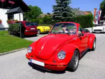VW-K�fer  Cabrio bei der Oldtimerveranstaltung Stehrerhof; 120708