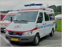 Mercedes Benz 316 CDI der Rettungshundestaffel des Luxemburger Roten Kreuzes aufgenommen am 07.06.2008 in Ettelbr�ck.  